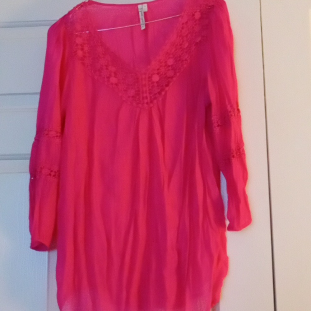 Pink blouse